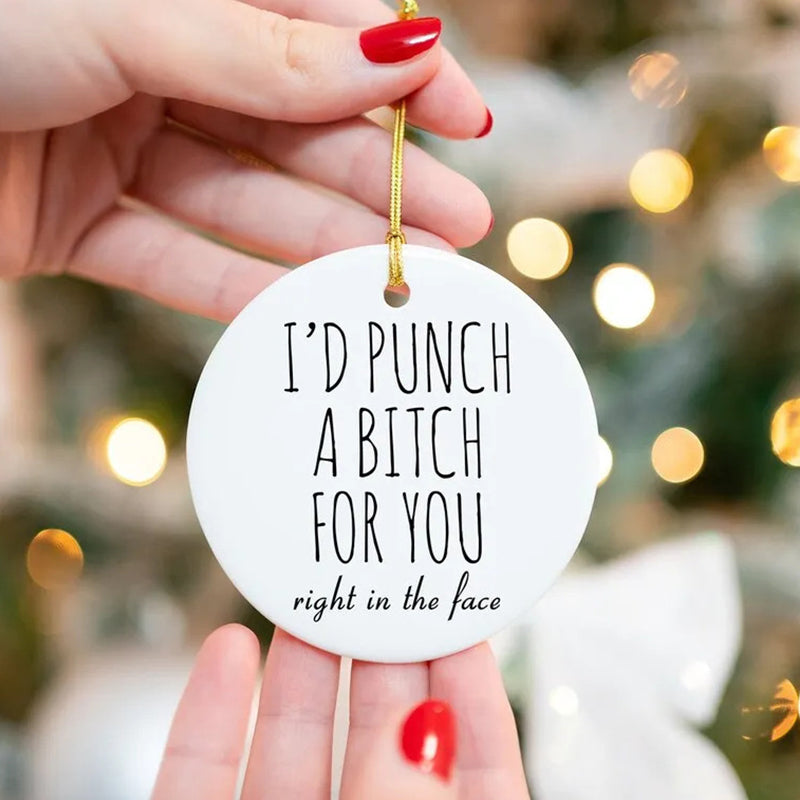 Christmas Ornaments Metal Novelty in Seven Designs or the Full Set of 7