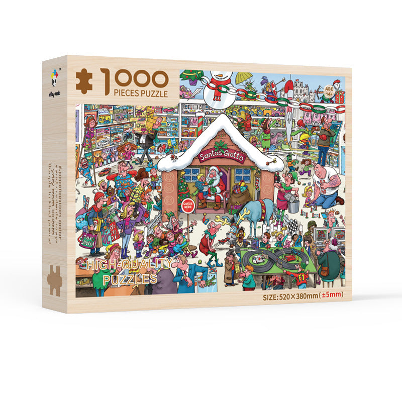 Advent Calendar Jigsaw 1008 Pieces to a 70 x 50 cm Picture