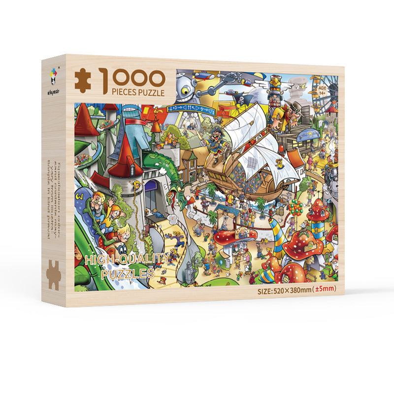Advent Calendar Jigsaw 1008 Pieces to a 70 x 50 cm Picture