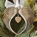 Christmas Ornaments Memorial Bell with Angel Wings in Four Styles