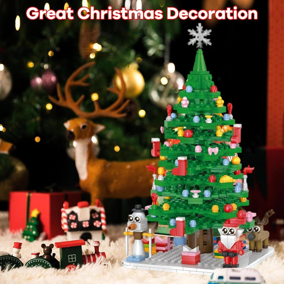 Advent Calendar Building Blocks in a 24 Grid Toy Set