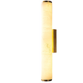 Office Lamp Marble Effect Wall Light LED with Copper Detail for a Minimalist Study Desk