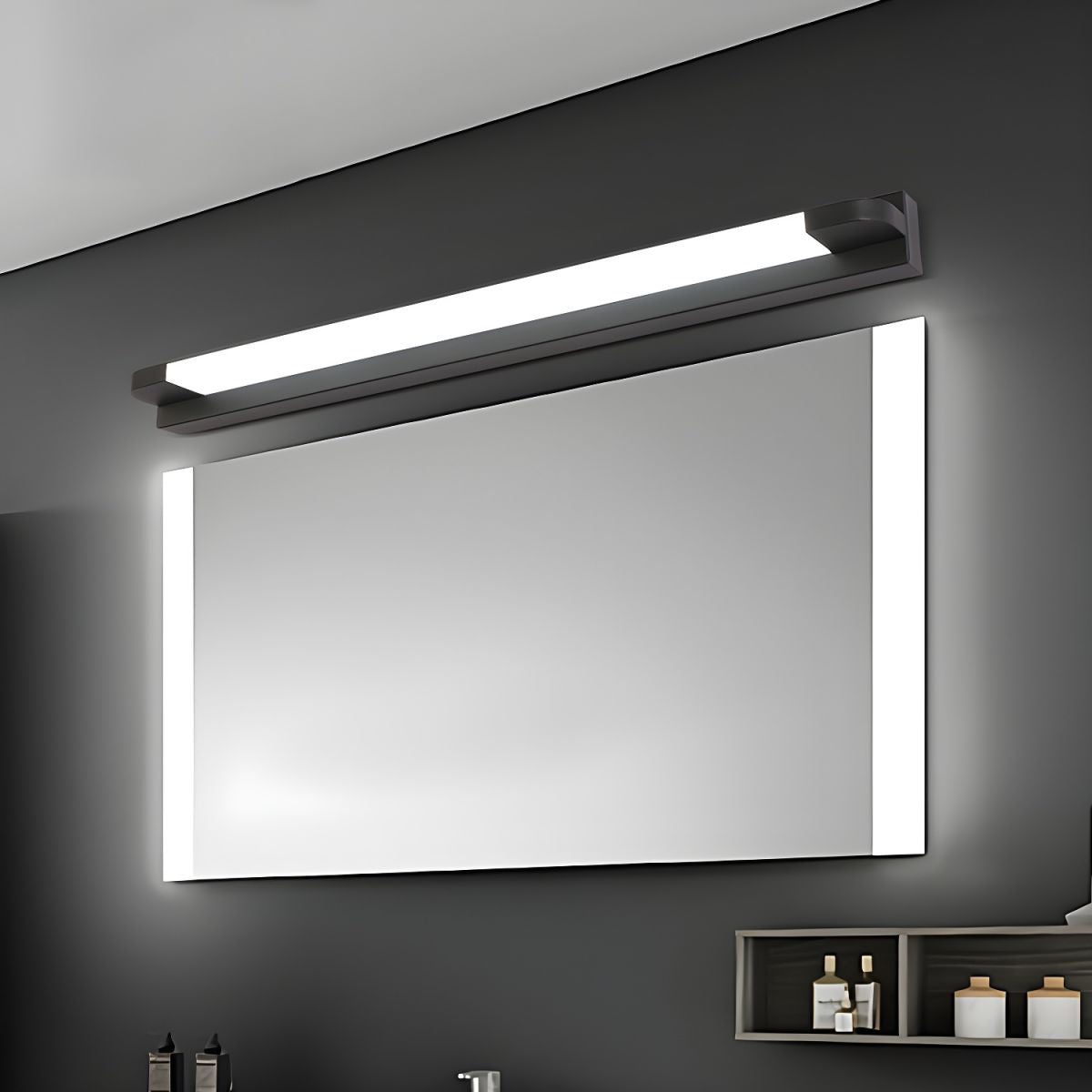 LED Bathroom Wall Light Slim Vanity Bar with Shadow Free Glow for Makeup and Shaving