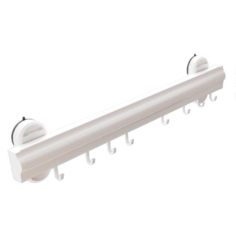 Folding Wall Mounted Clothes Drying Rack with Suction Cups for Socks and Underwear
