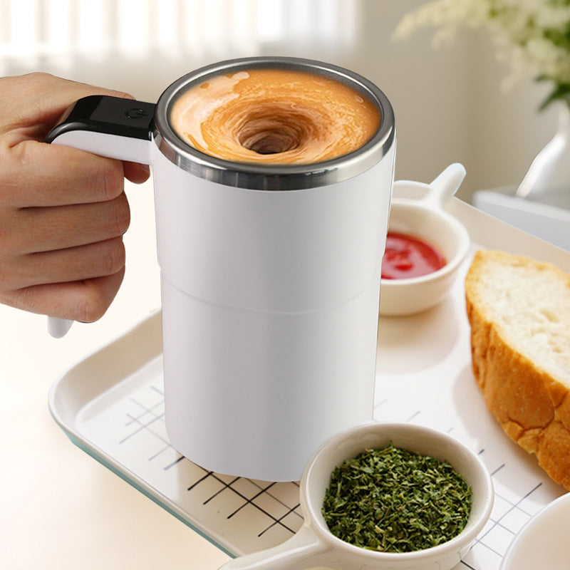 Self Stirring Mug Portable Travel Cup with Digital Temperature Display