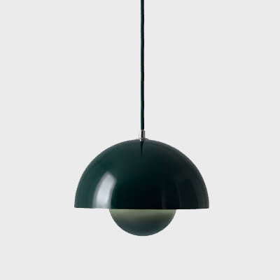 Nordic Dome Pendant Ceiling Lights with Warm or White Option in Six Colours