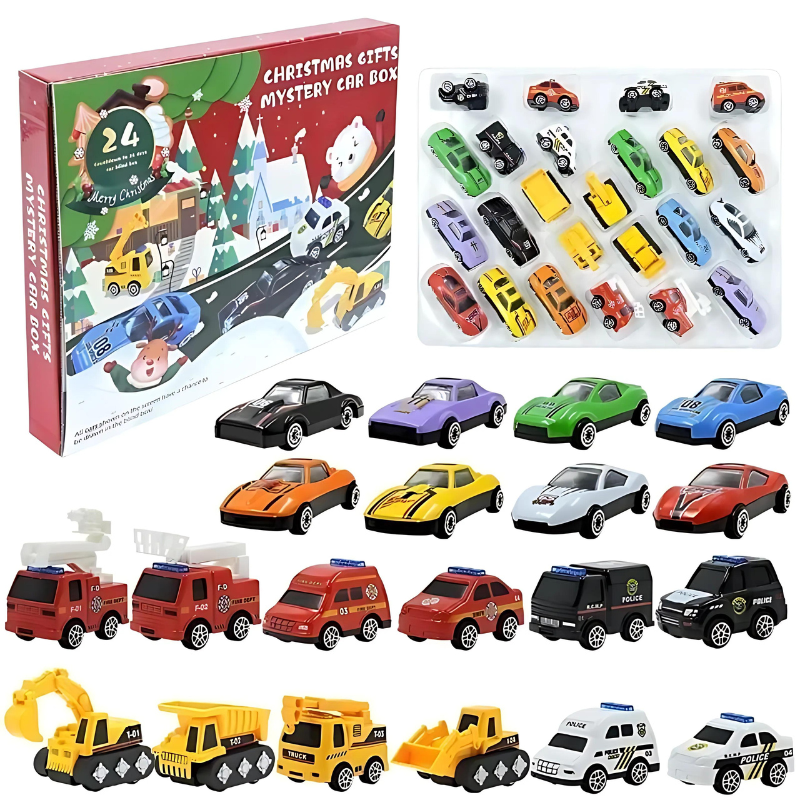 Advent Calendar Toys in Four Themes for Daily Surprises