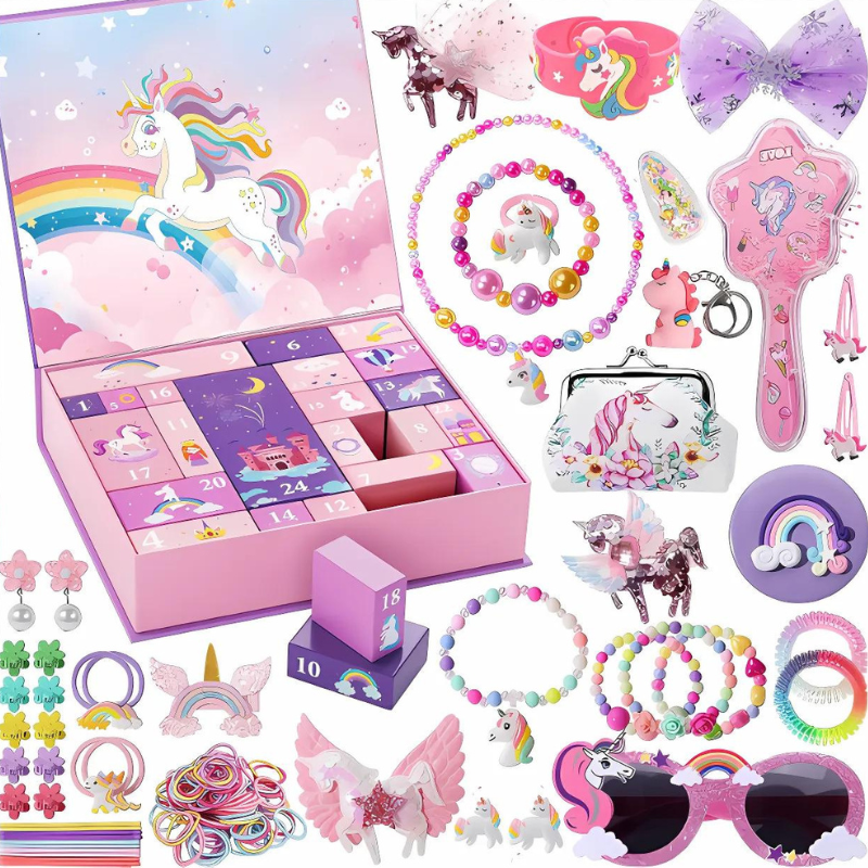 Advent Calendar Toys in Four Themes for Daily Surprises