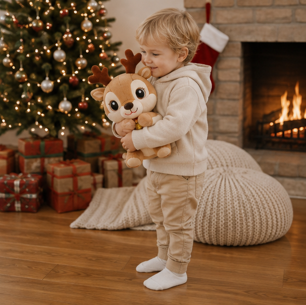 Christmas Decorations Plush Dolls in Five Characters to Cuddle