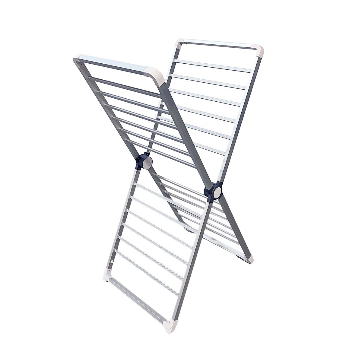 Folding Clothes Clothes Airer with Aluminium Frame for Indoor Laundry Airing