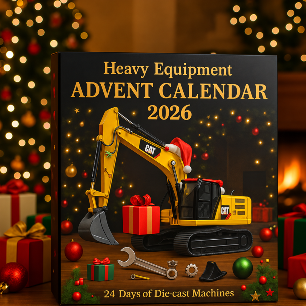 Advent Calendar Diecast Construction Models in 24 Pieces