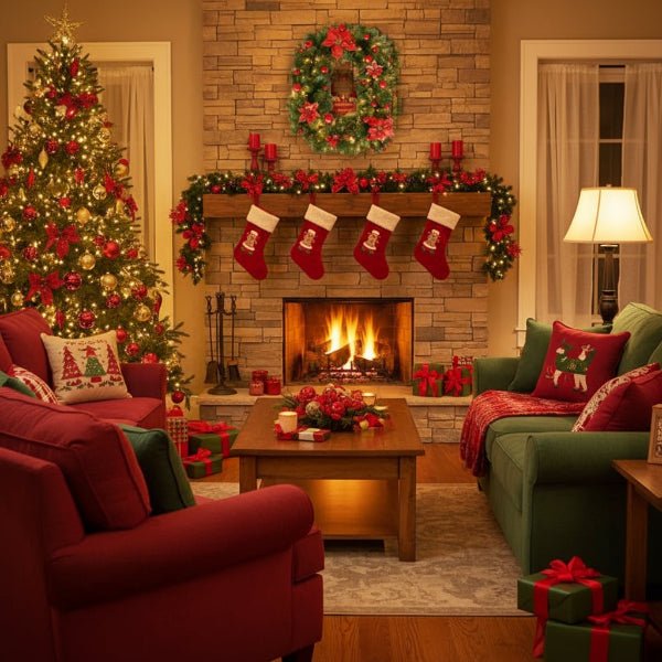 Christmas Lights Garland Rattan 2.7 m with a Warm White Glow