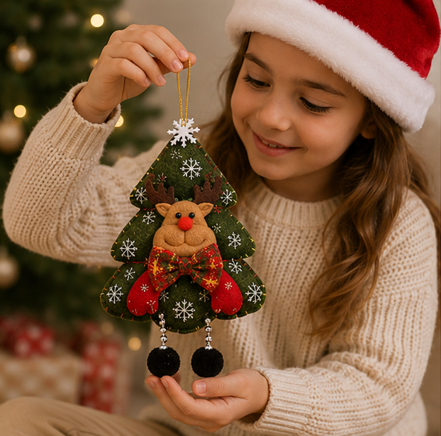 Christmas Decorations Plush Hugger with Bendable Arms Nine Designs