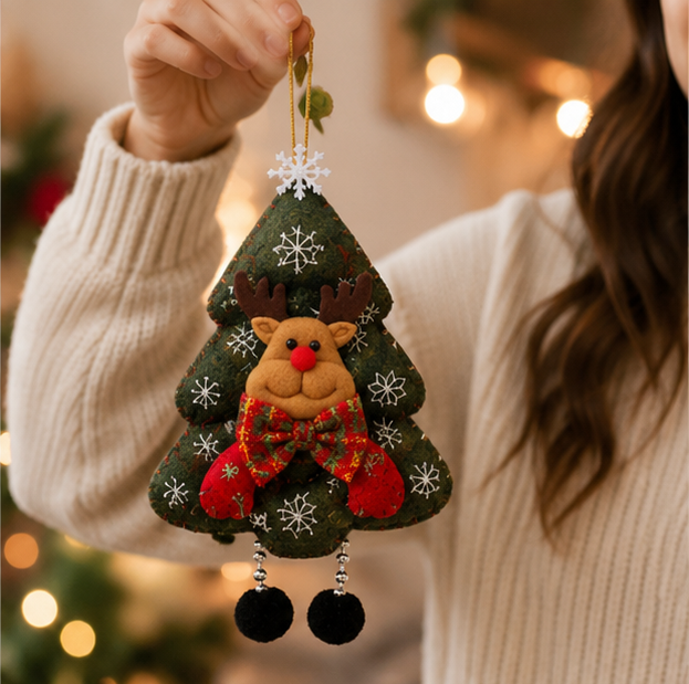 Christmas Decorations Plush Hugger with Bendable Arms Nine Designs