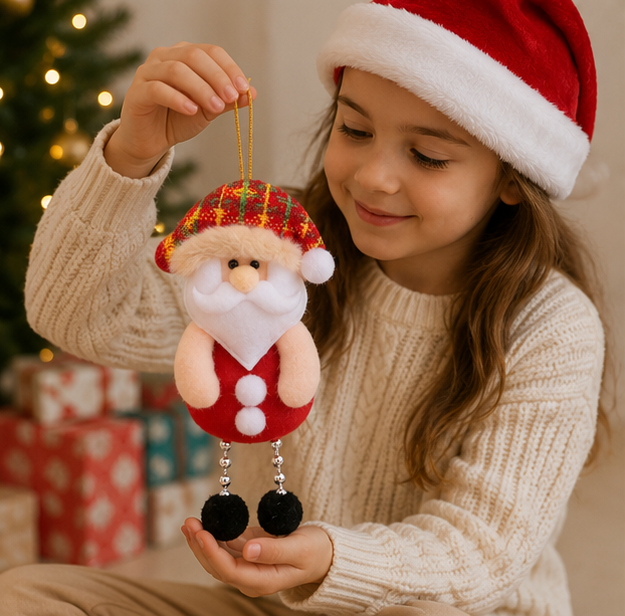 Christmas Decorations Plush Hugger with Bendable Arms Nine Designs