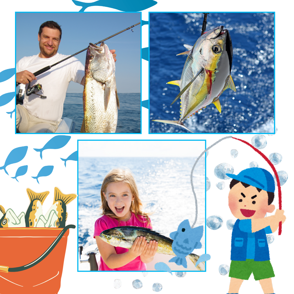 Advent Calendar Fishing Tackle Behind Each of the Doors