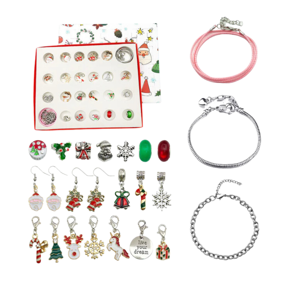 Advent Calendar Charms for Jewellery Making Over 24 Days
