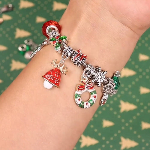Advent Calendar Charms with 22 Beads and Two Bracelets