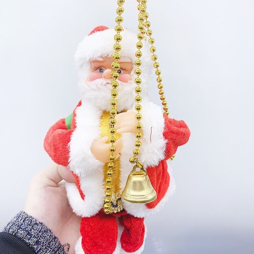 Electric Climbing Santa on a Cord with Music for a High Spot