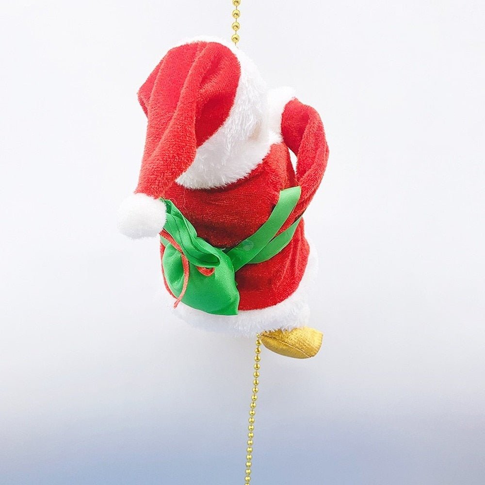 Electric Climbing Santa on a Cord with Music for a High Spot