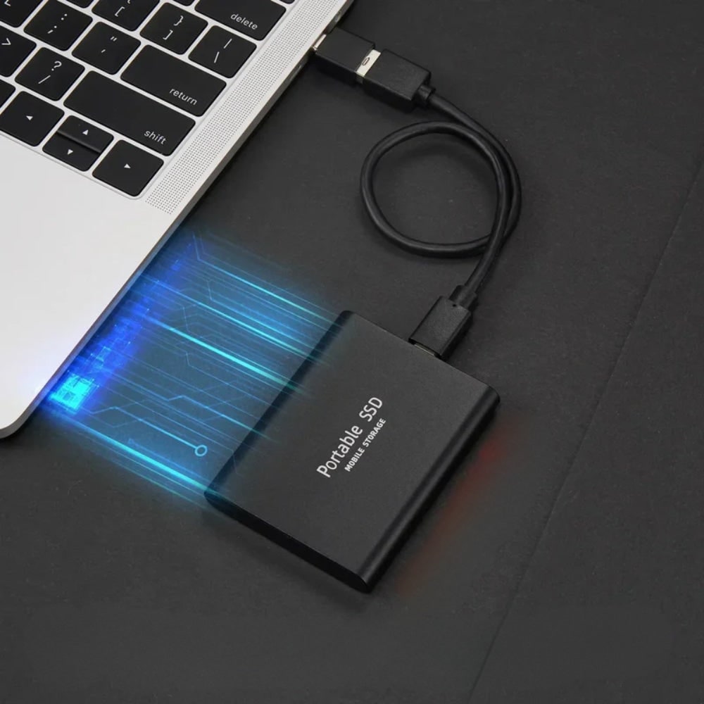 Solid State External Hard Drive Portable USB-C Storage for Photos Video and Backup