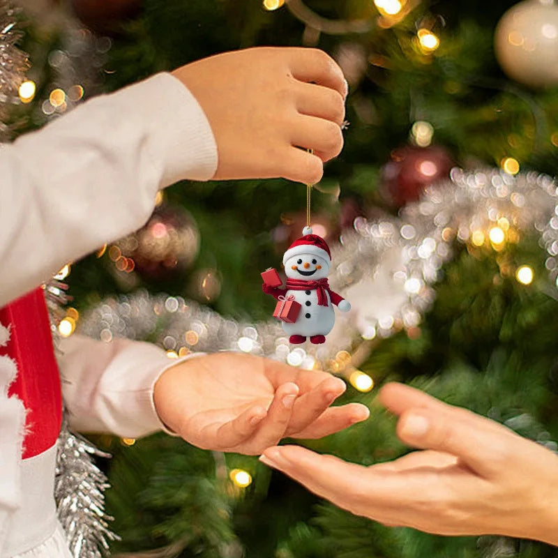 Advent Calendar Snowman with 24 Daily Ornament Surprises