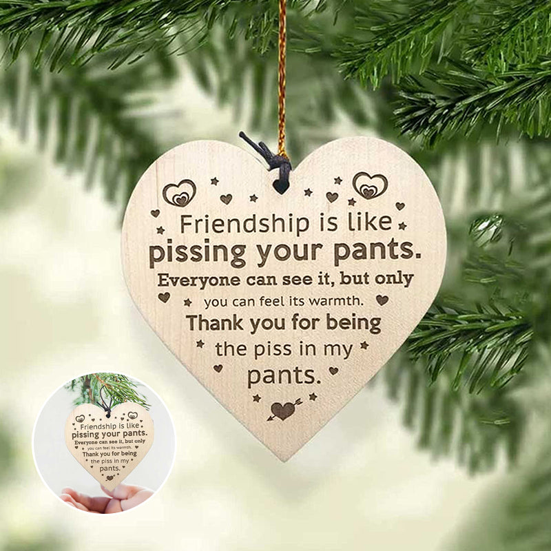 Christmas Decorations Wooden Pendant in Two Styles to Hang