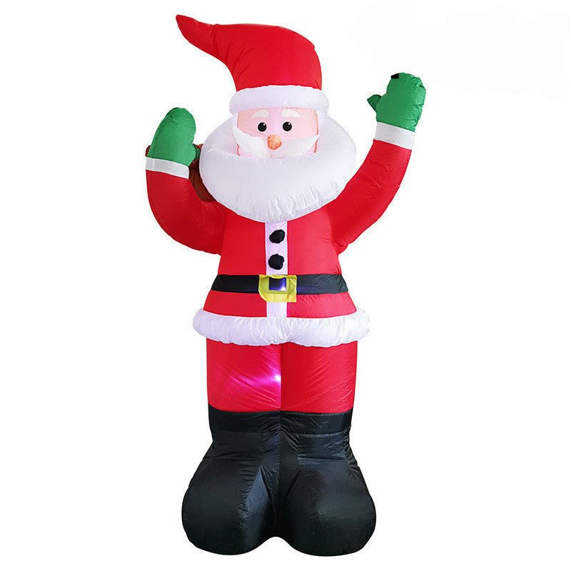 Christmas Ornaments LED Lit in Four Festive Figures