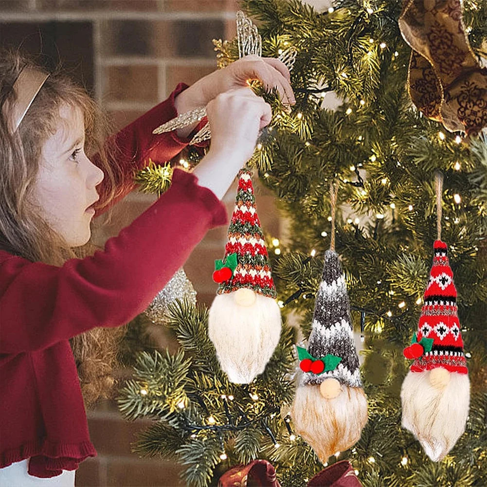 Christmas Decorations Gnome Set of 24 Plush Figures to Count Down