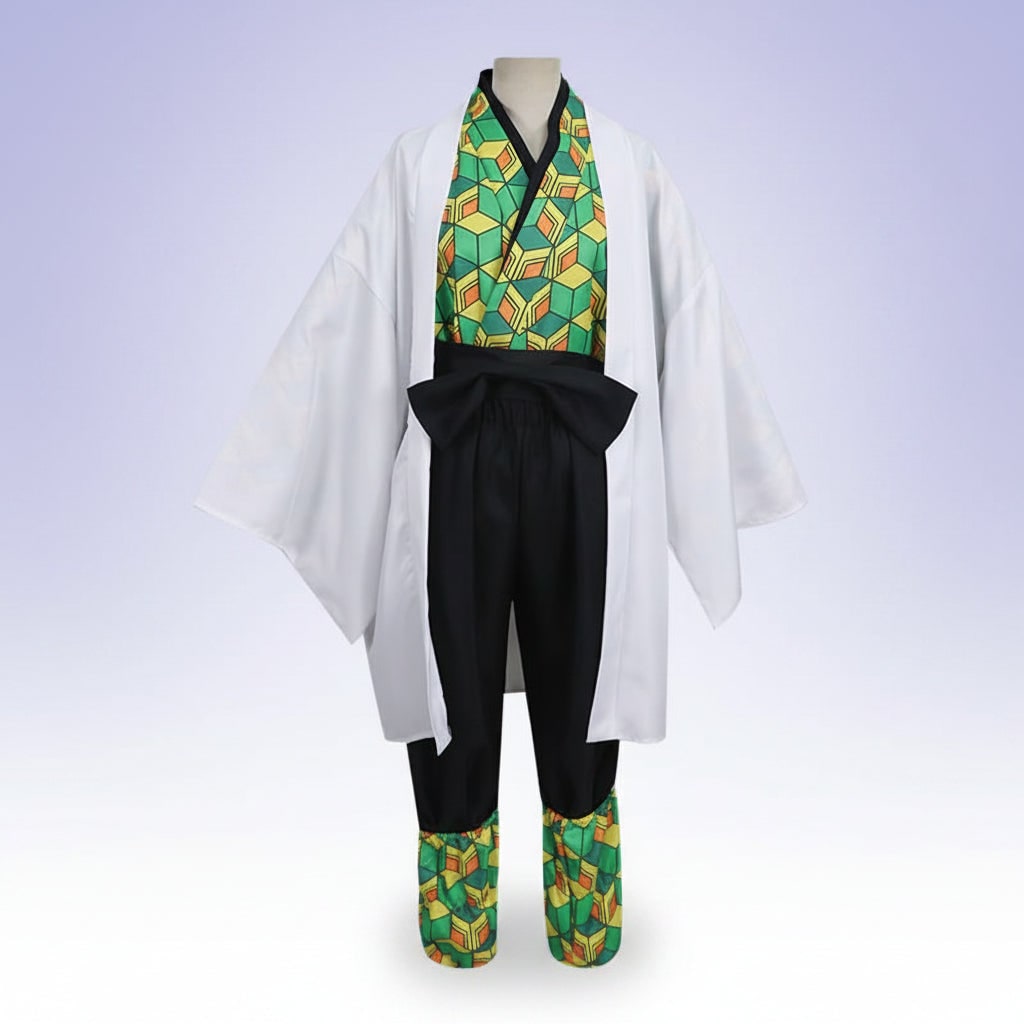 Anime Costumes for Halloween Cosplay and Dress Up Outfits with Haori Jacket Belt & Leg Wraps