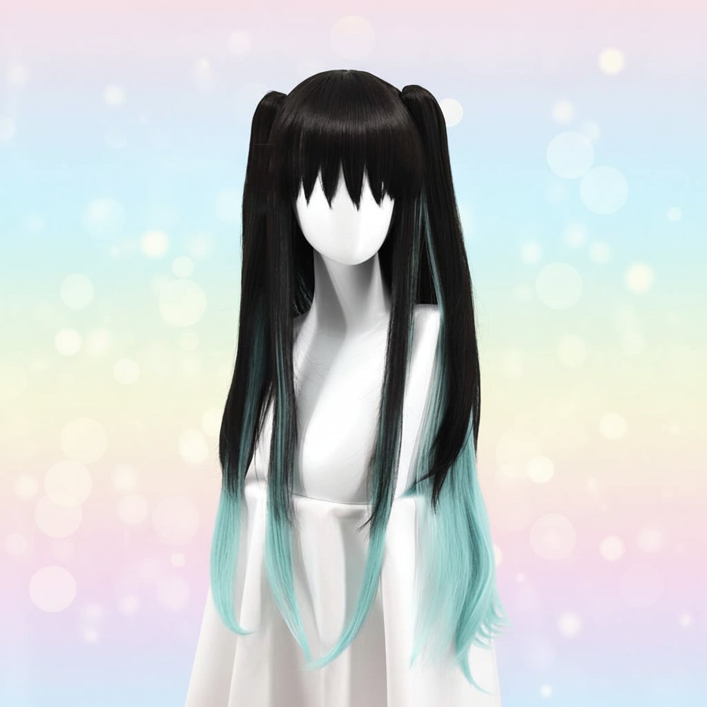 Anime Cosplay Outfits for Halloween with Mandarin Collar Wide Sleeves and Pleated Hakama Pants