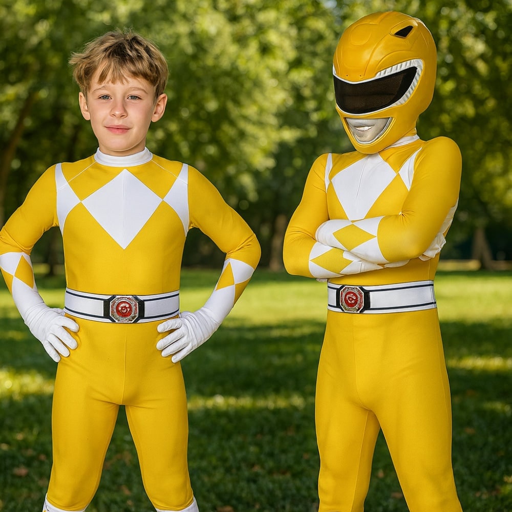 Halloween Costumes for Kids Superhero Jumpsuit with Mask Gloves and Boot Covers