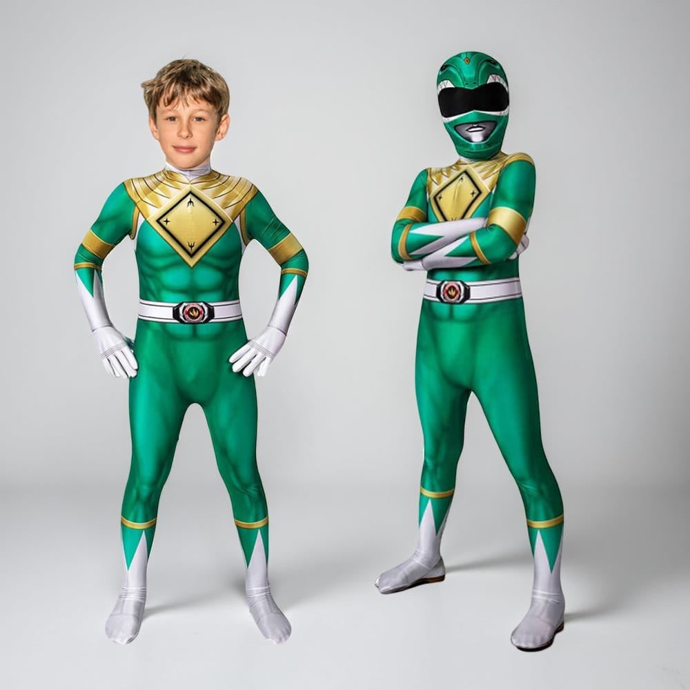 Halloween Costumes for Kids Superhero Jumpsuit with Mask Gloves and Boot Covers