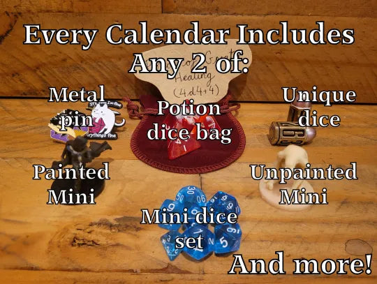 Advent Calendar Dice with a Polyhedral Set for 24 Days