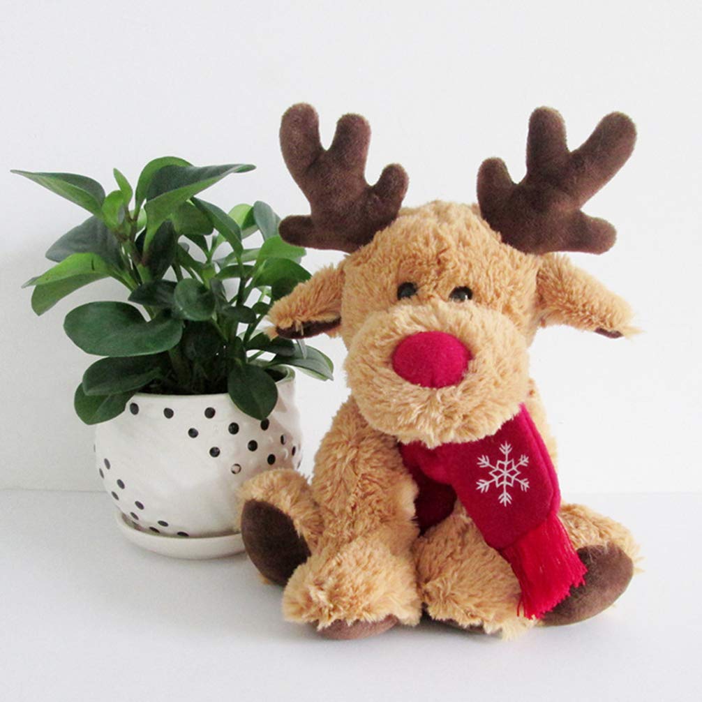 Christmas Decorations Reindeer Plush in Soft Fabric for a Child's Room