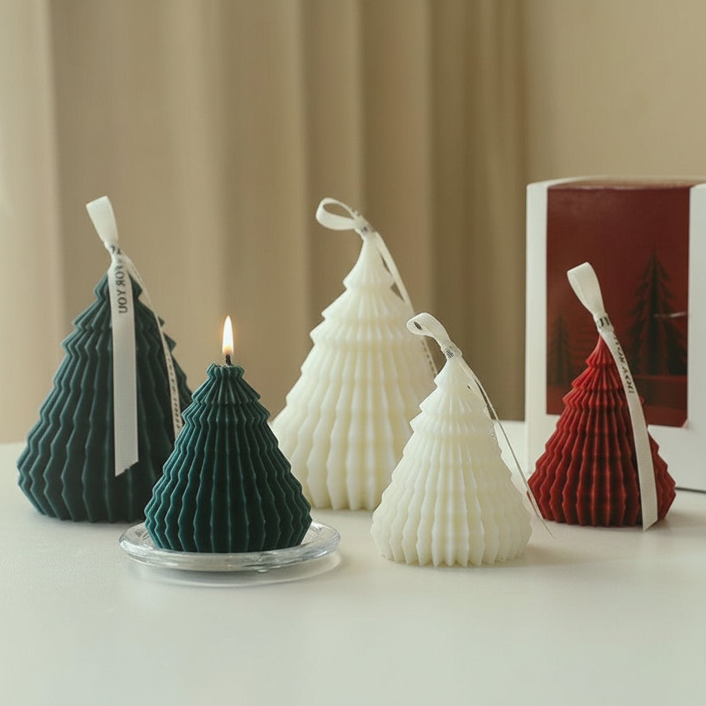 Christmas Decorations Silicone Mould for Candles Soap and Resin
