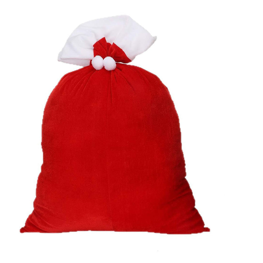 Christmas Gift Bag Velvet Sack Extra Large with a Drawstring