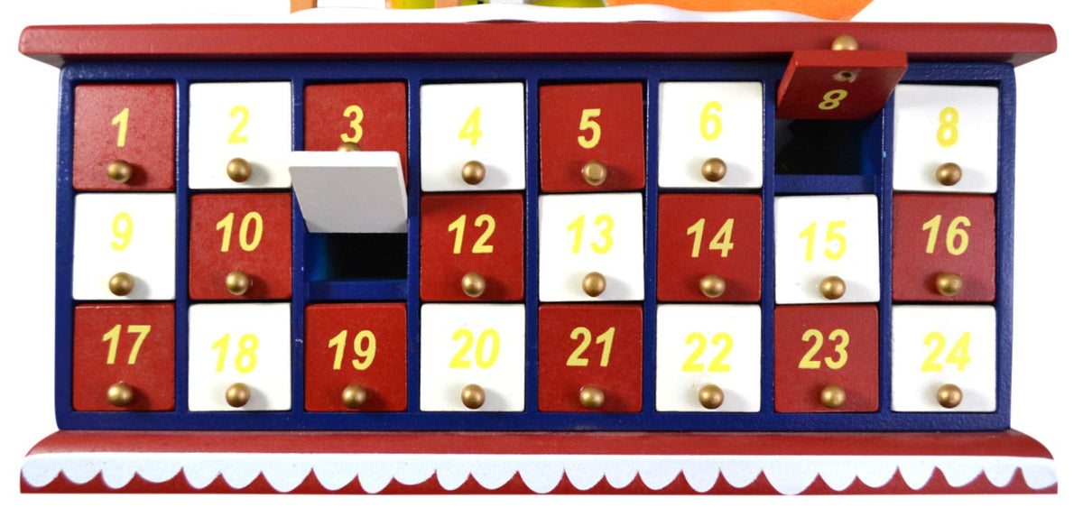 Advent Calendar Tree Shaped with 24 Drawers to Refill