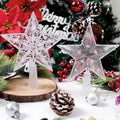 Christmas Lights Star Pendant Lit for a Branch or a Treetop