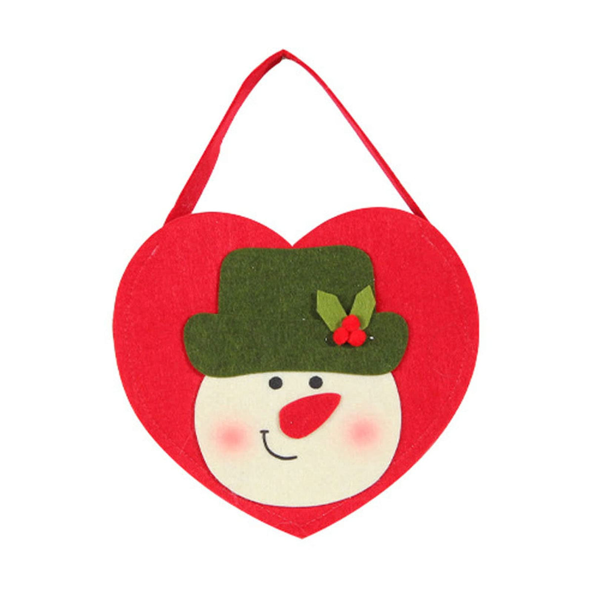 Christmas Decorations Treat Bags in Three Characters Non Woven