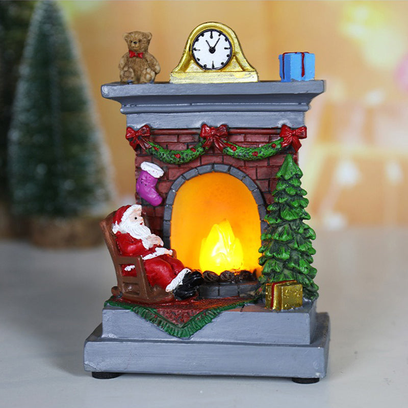 Christmas Lights Resin Figures that Glow in Three Designs