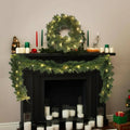 Christmas Garland 190 cm Artificial Pine with a Warm White LED String