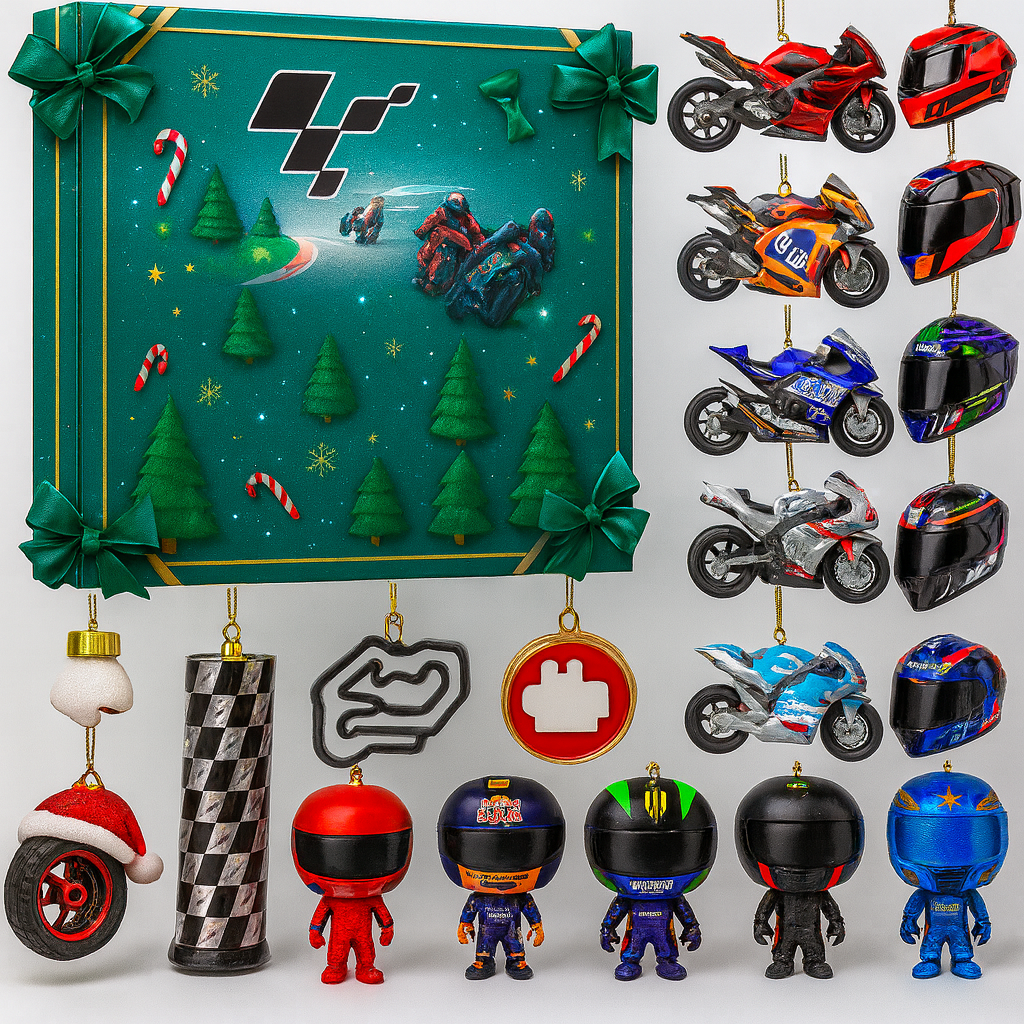 Advent Calendar Motorbikes with 24 Miniature Models