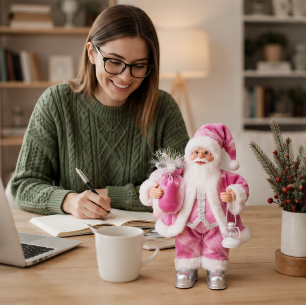 Christmas Decorations Santa Figure 30 cm in Five Colourways