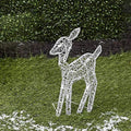 Christmas Decorations Reindeer in Iron with Built In Light at Three Sizes