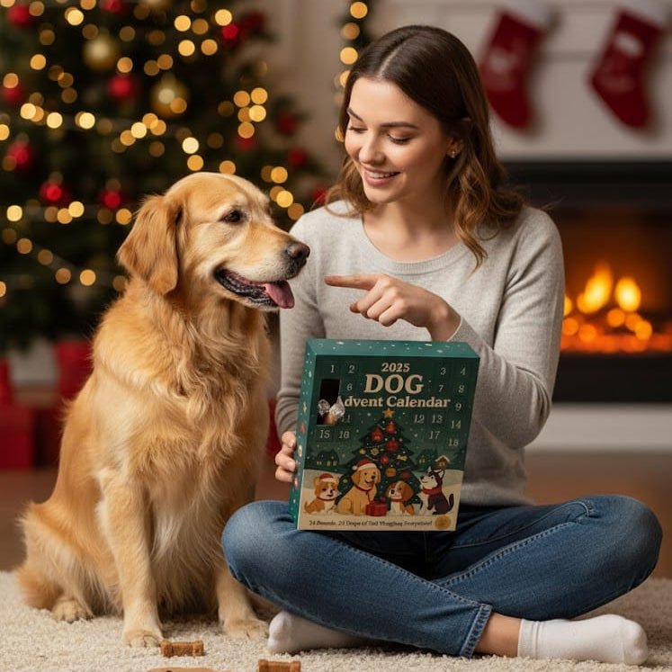 Advent Calendar for Dogs with 24 Toys and No Treats