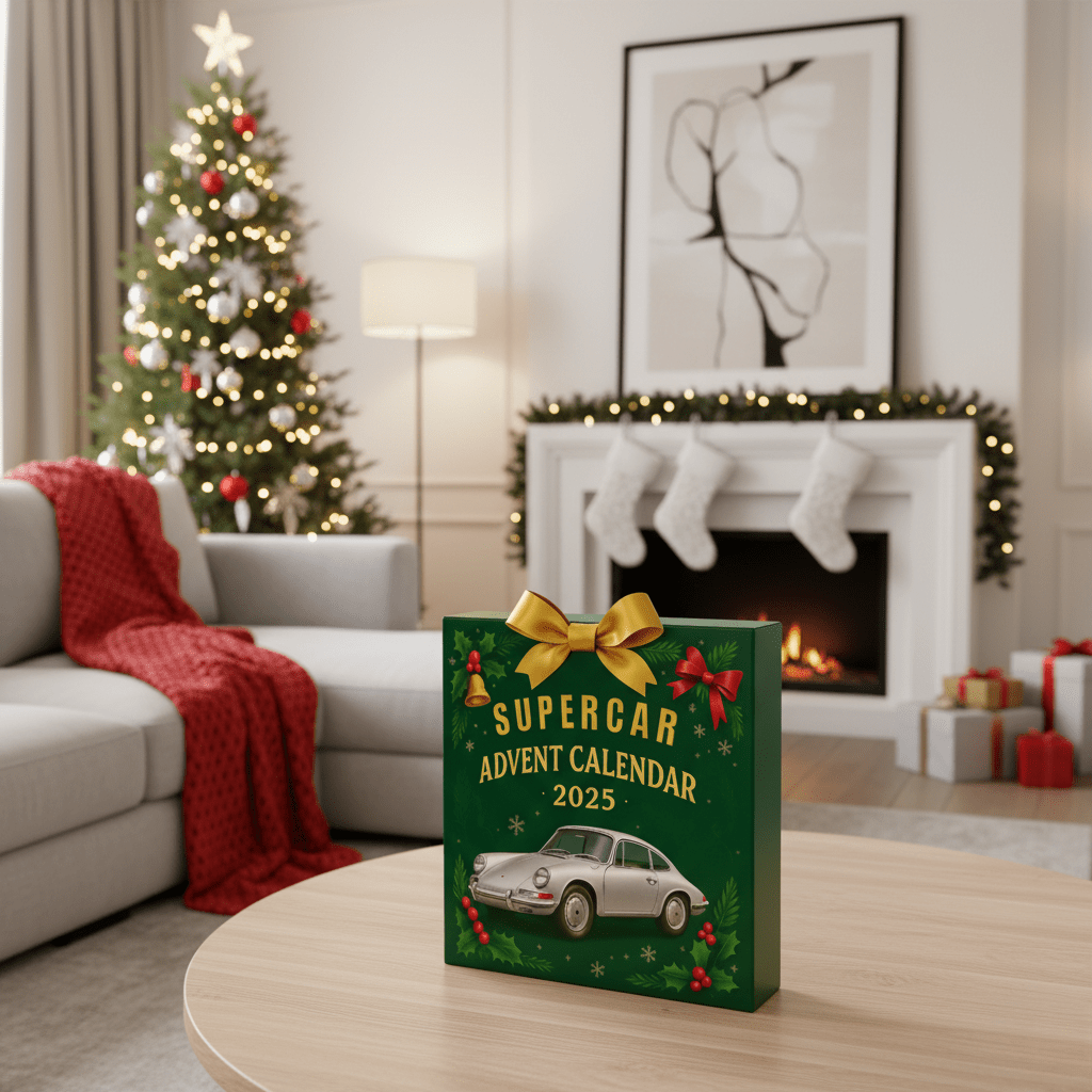 Advent Calendar Supercars with 24 Precise Miniature Models