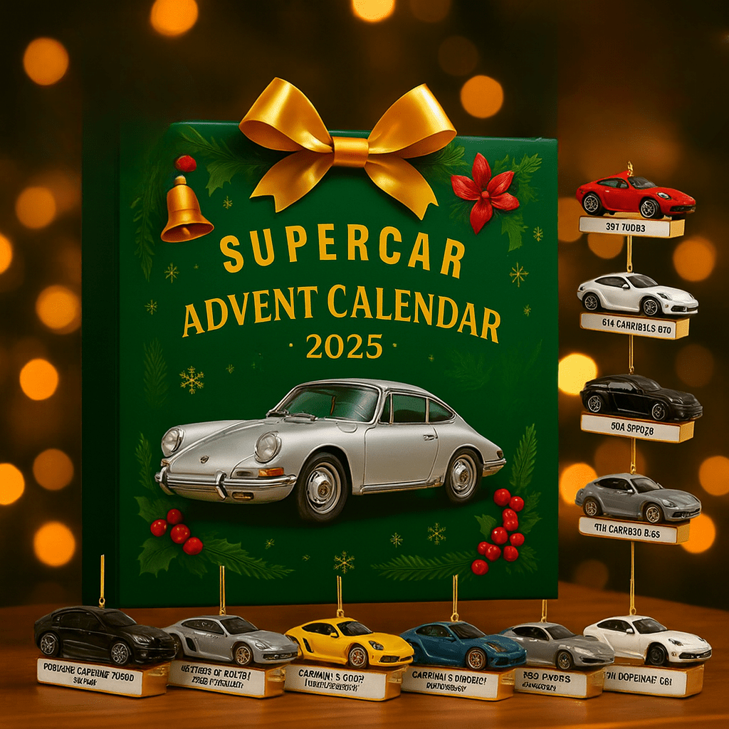 Advent Calendar Supercars with 24 Precise Miniature Models