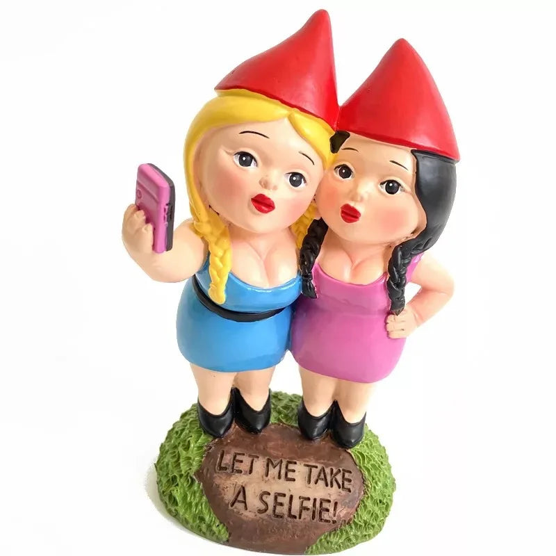 Christmas Ornaments Gnome Statues in Resin with 26 Designs