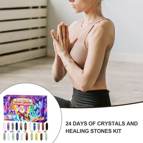 Advent Calendar Crystals with 24 Selected Gemstones